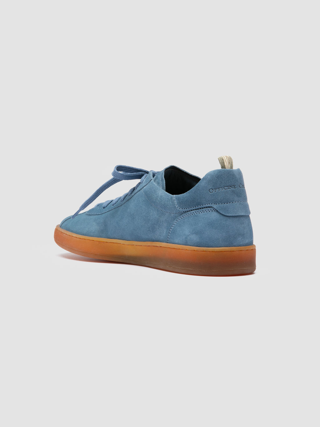GINNASIO 001 - Blue Suede Sneakers - image 4,side view