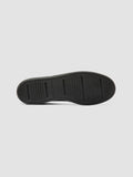 GINNASIO 003 - Black Leather Low Top Sneakers - thumb image 5,side view