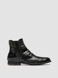 GRAPHIS 002 - Black Leather Zipped Boots
