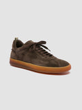 HALO 001 - Brown Suede Low Top Sneakers