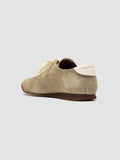 HAZEL 001 - Beige Suede Low-Top Sneakers - thumb image 4,side view