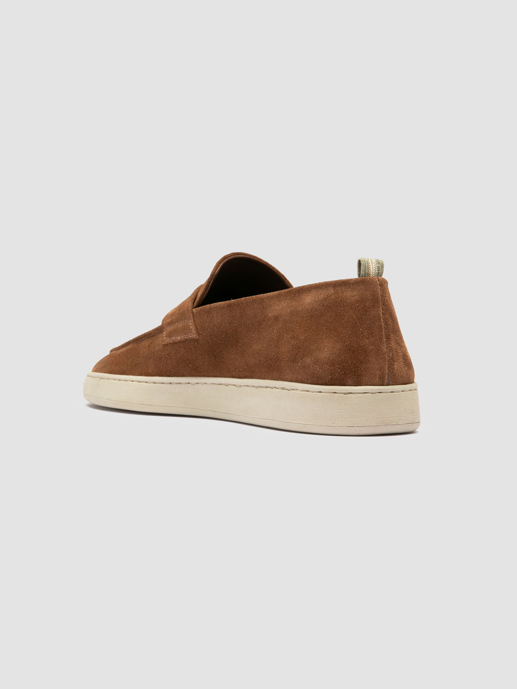 HERBIE 001 - Brown Suede Penny Loafers - image 4,side view
