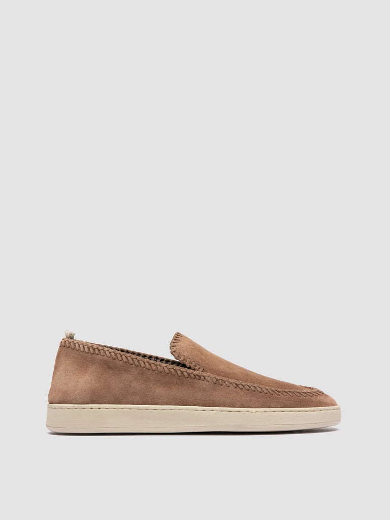 HERBIE 011 - Brown Suede Penny Loafers