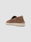 HERBIE 011 - Brown Suede Penny Loafers