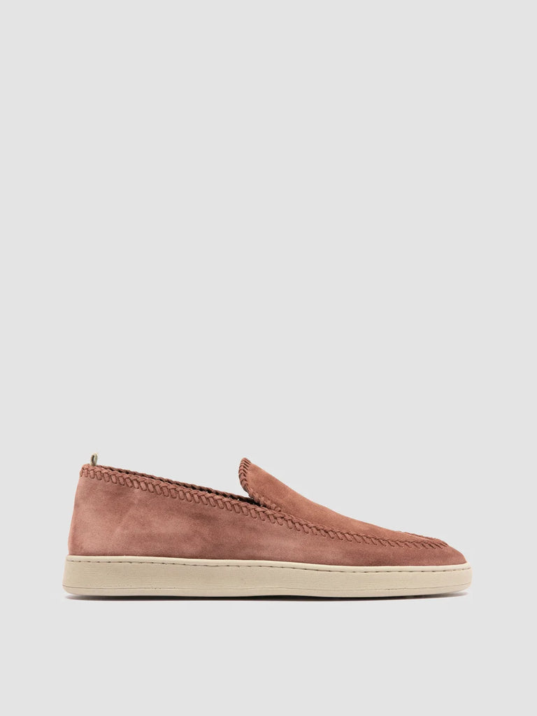 HERBIE 011 - Brown Suede Penny Loafers