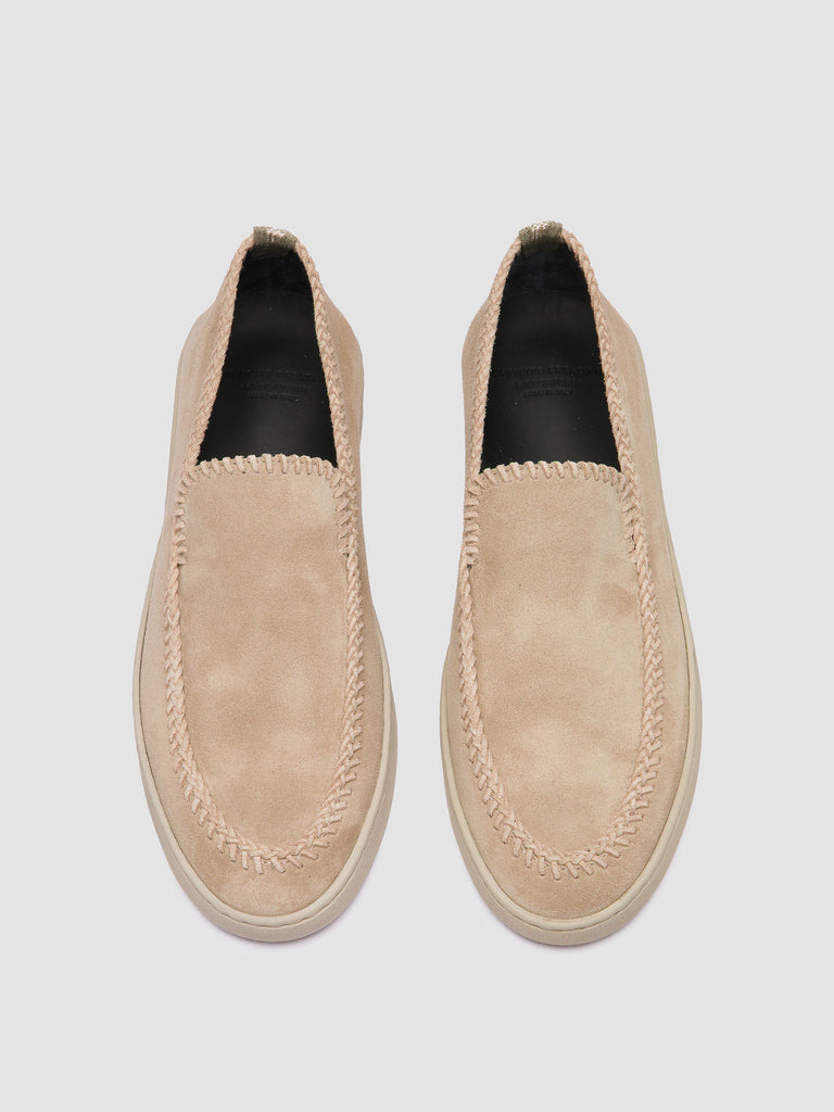 HERBIE 011 - beige Wildleder-Penny Slipper