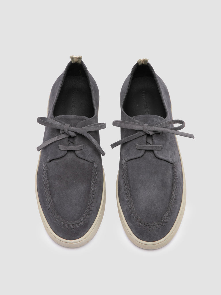 HERBIE 012 - Blue Suede Derby Shoes