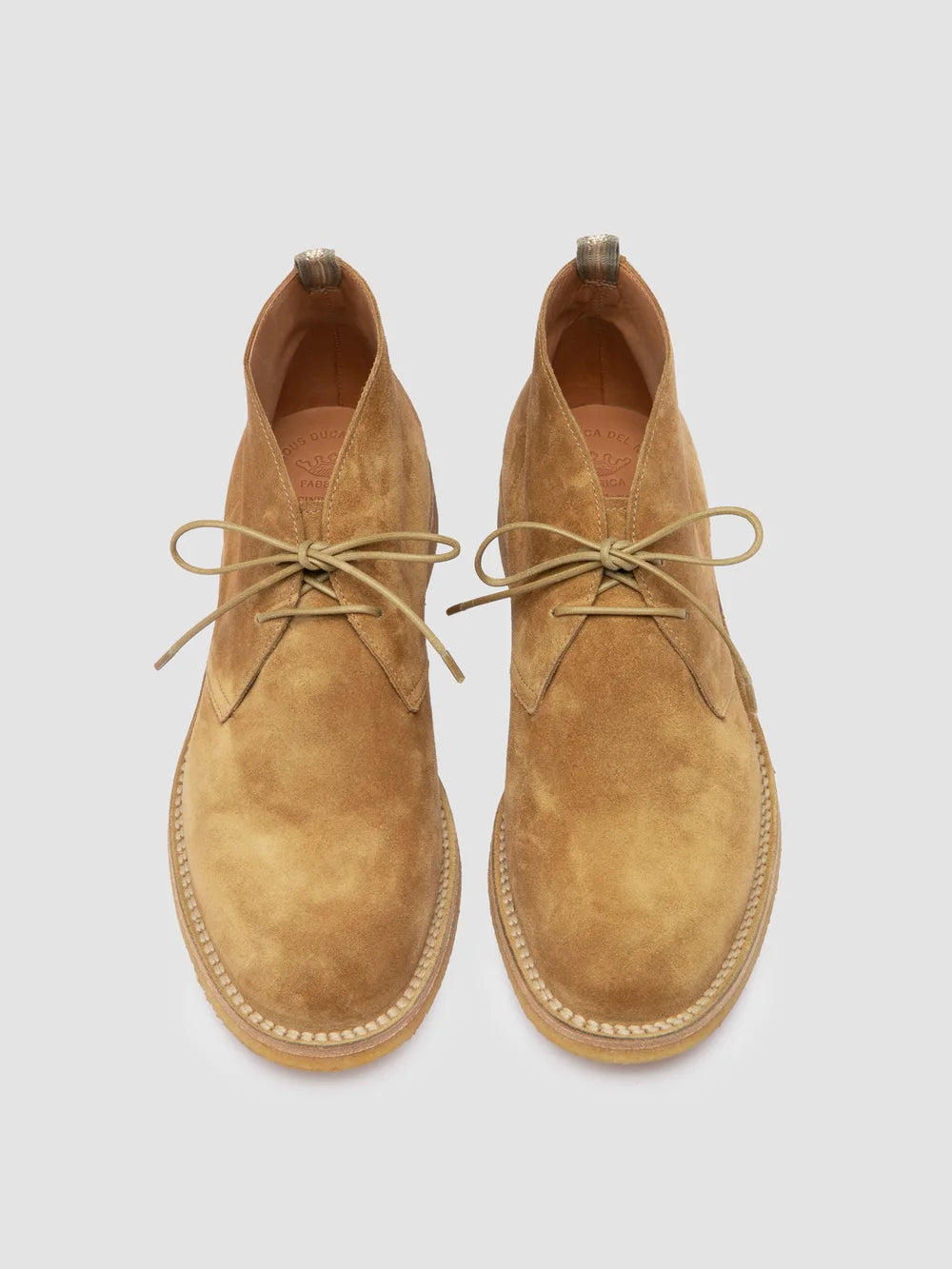 HISTORY 003 - Beige Suede Chukka Boots - image 2,side view
