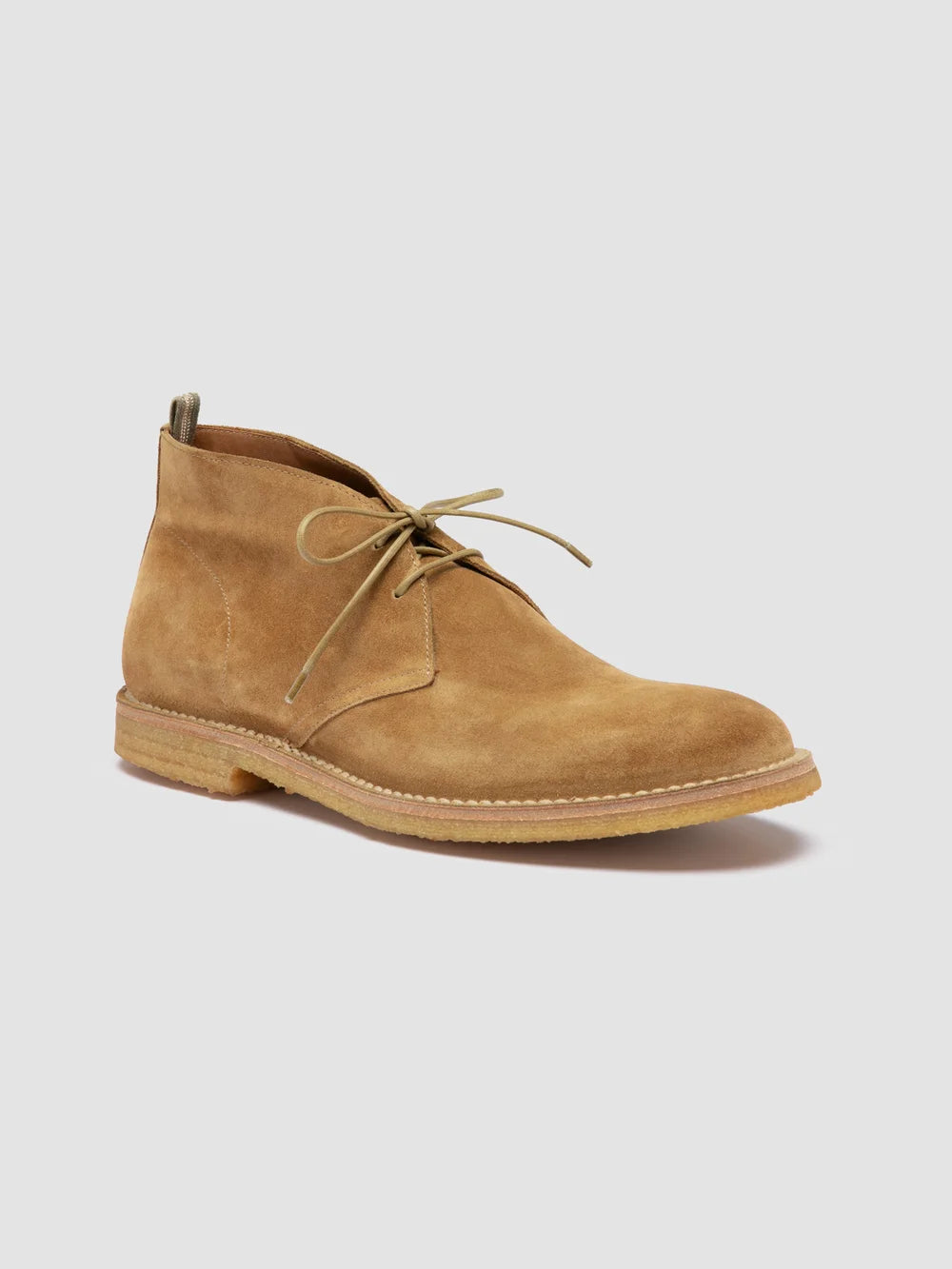 HISTORY 003 - Beige Suede Chukka Boots - image 3,side view