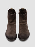 HIVE 010 - Brown Suede Zip Boots - thumb image 2,side view