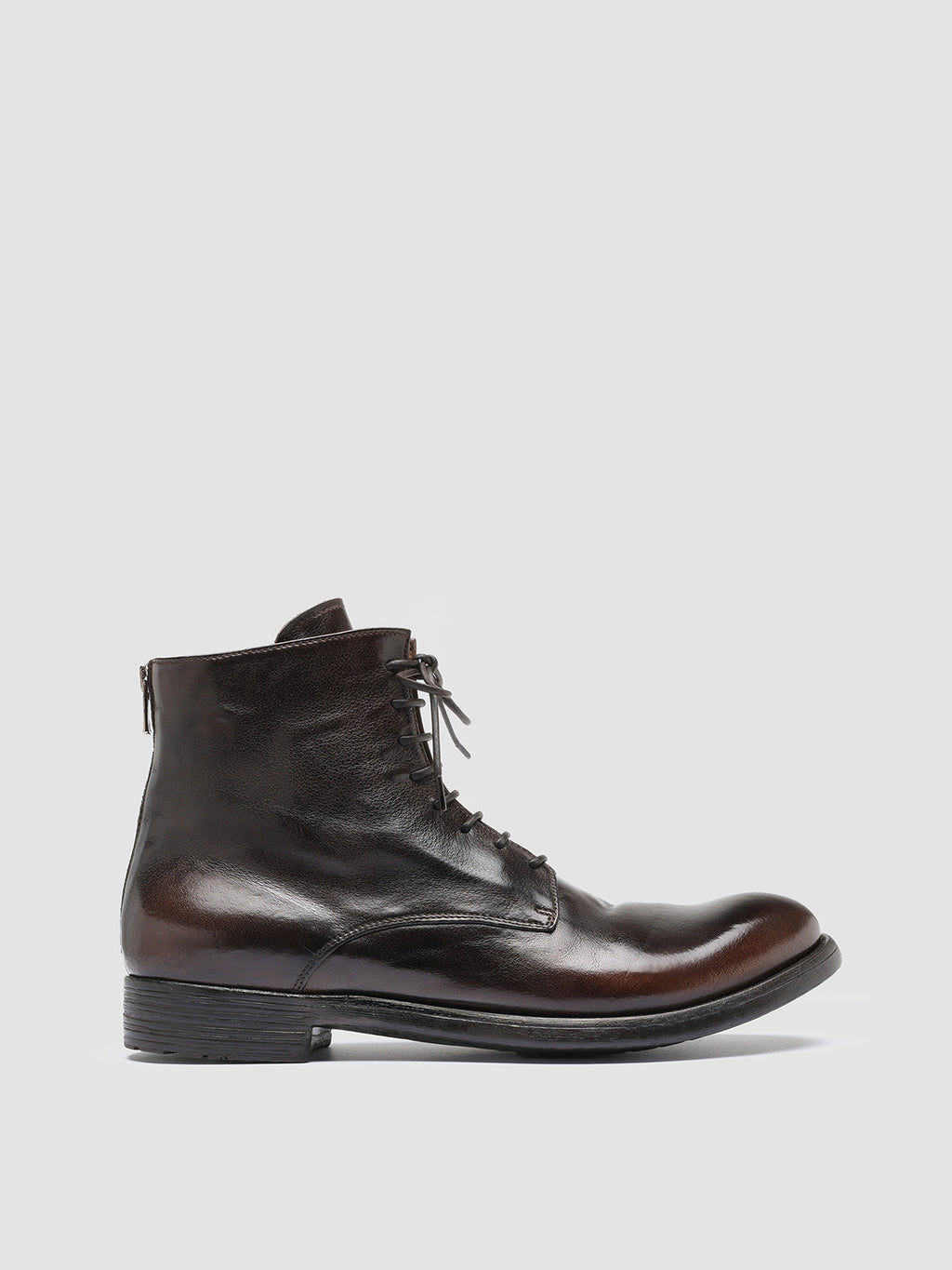 HIVE 016 - Brown Zip Boots - image 1,side view