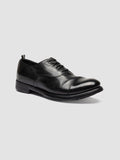 HIVE 061 - Schwarze Oxfordschuhe aus Leder - thumb image 3,side view