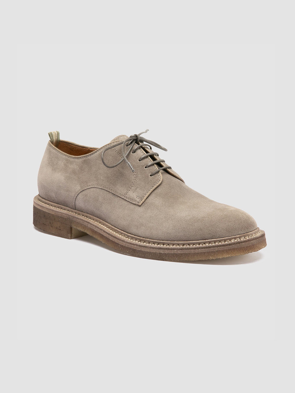 HOPKINS CREPE 115 - Taupe Suede Derby Shoes Men Officine Creative - 3