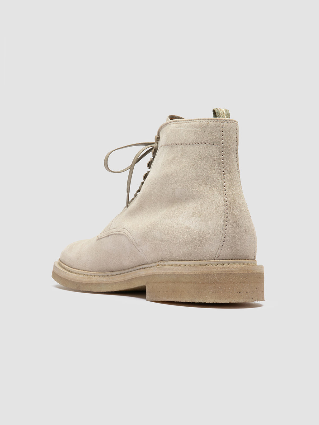 HOPKINS CREPE 116 - Ivory Suede Lace Up Boots Men Officine Creative - 4