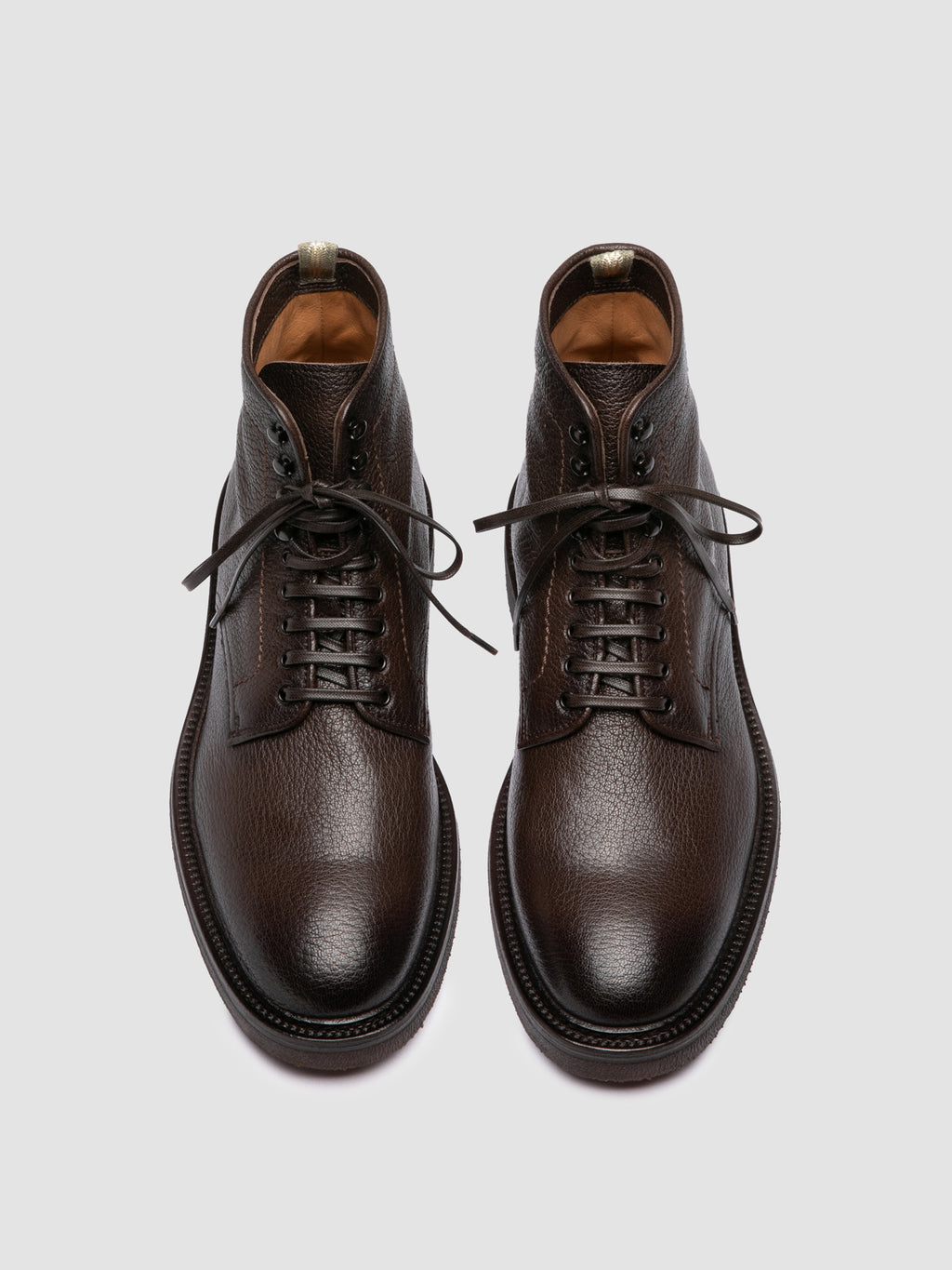 HOPKINS FLEXI 203 - Brown Leather Lace-up Boots - image 2