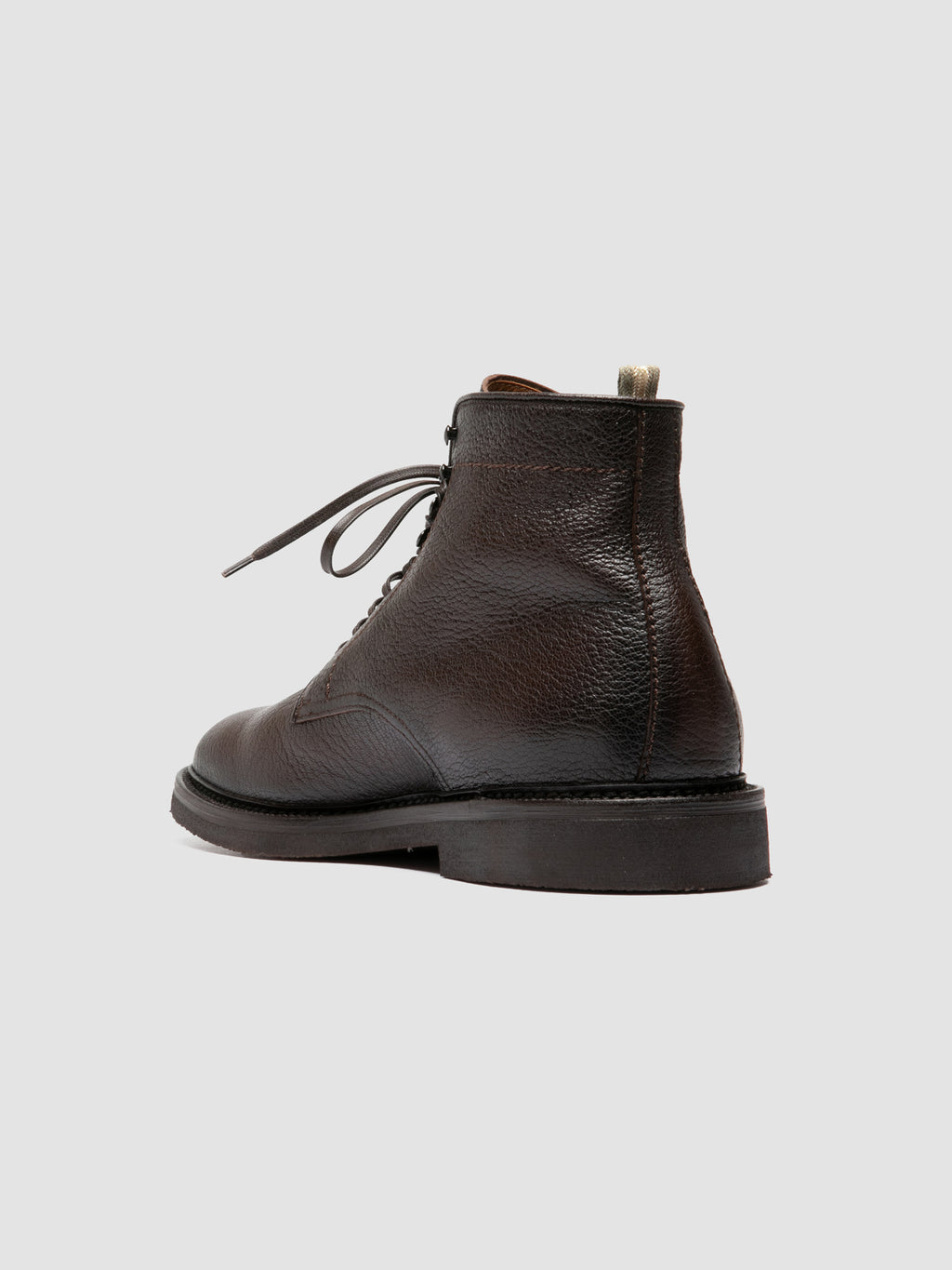 HOPKINS FLEXI 203 - Dark Brown Leather Lace Up Boots - image 4,side view
