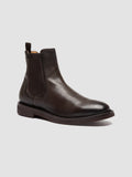 HOPKINS FLEXI 204 - Brown Leather Chelsea Boots - thumb image 3,side view