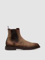 HOPKINS FLEXI 204 - Taupe Suede Chelsea Boots