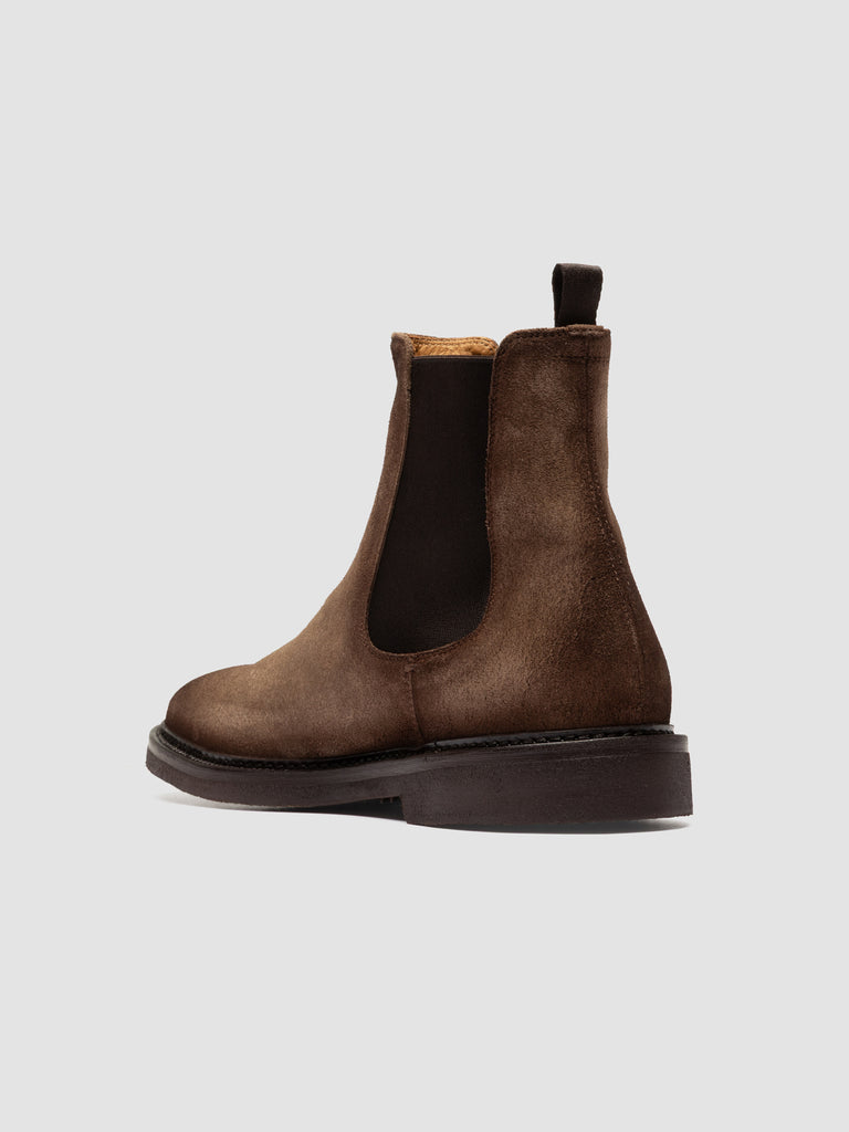 HOPKINS FLEXI 204 - Taupefarbene Chelsea-Stiefel aus Wildleder