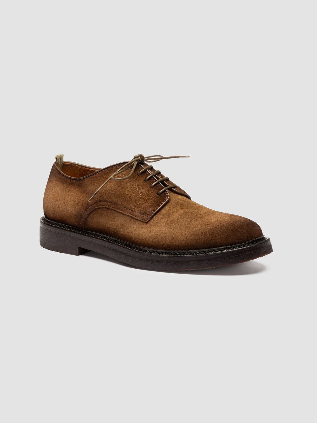 HOPKINS FLEXI 208 - Braune Derby-Schuhe aus Wildleder - image 3,side view