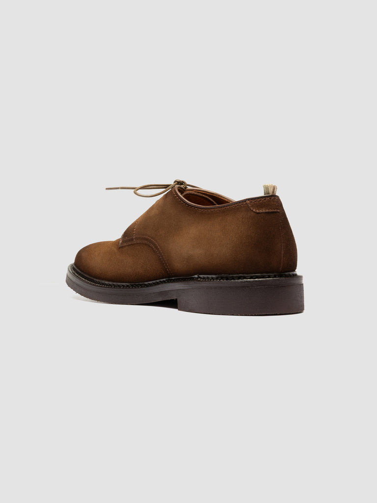 HOPKINS FLEXI 208 - Braune Derby-Schuhe aus Wildleder