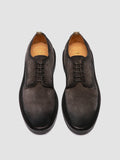 HOPKINS FLEXI 208 - Dark Brown Suede Derby Shoes