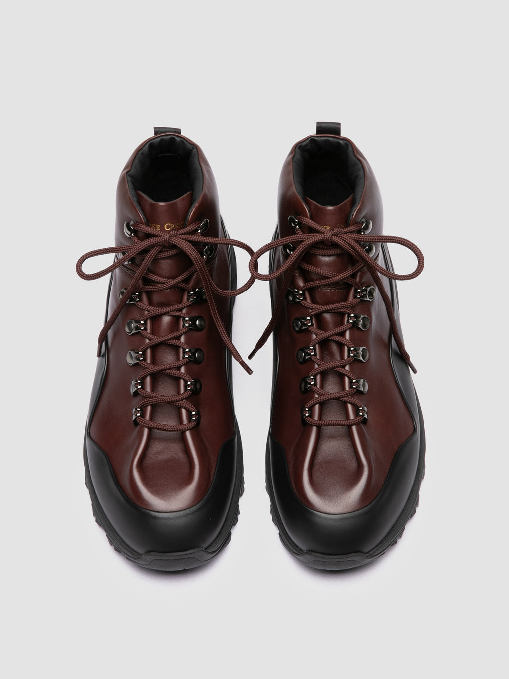 ITINERE 002 - Brown Leather Lace Up Boots - image 2,side view