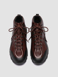 ITINERE 002 - Brown Leather Lace Up Boots - thumb image 2,side view