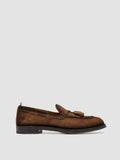 IVIES 002 - Brown Suede Tassel Loafers - thumb image 1,side view