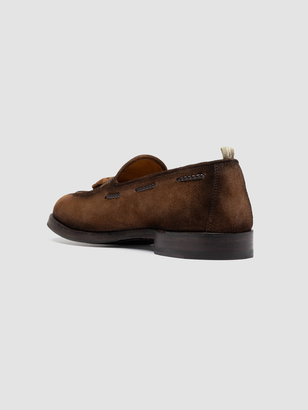 IVIES 002 - Brown Suede Tassel Loafers - image 4,side view