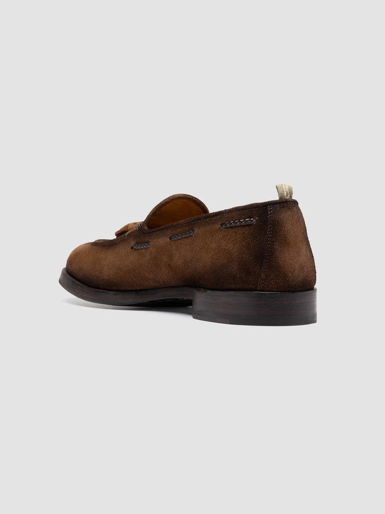 IVIES 002 - Brown Suede Tassel Loafers
