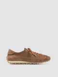 JARRED 001 - Taupe Suede Low-Top Sneakers - thumb image 1,side view