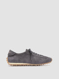 JARRED 001 - Blue Suede Low-Top Sneakers - thumb image 1,side view