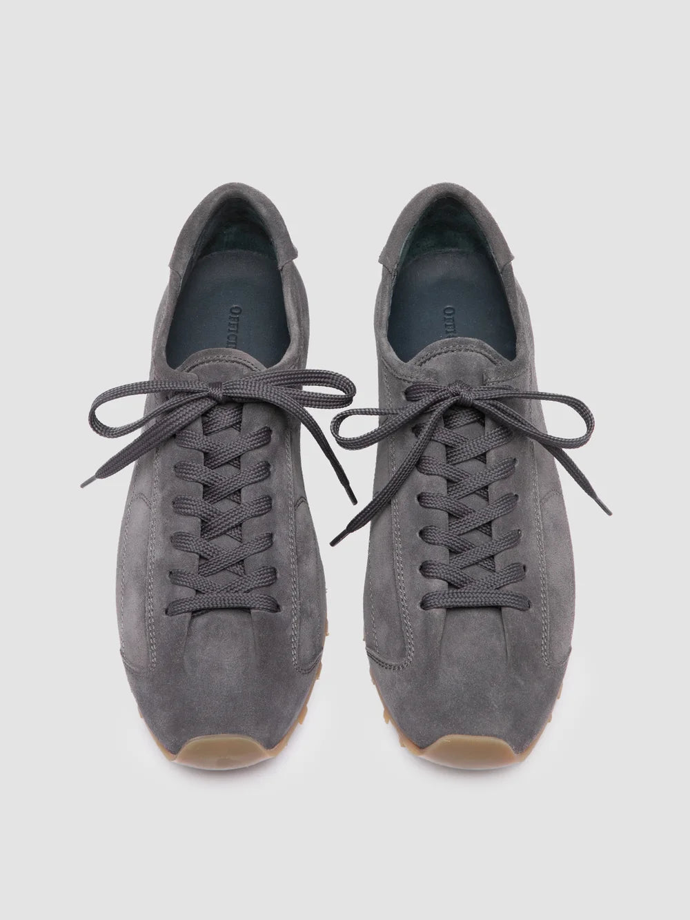 JARRED 001 - Blue Suede Low-Top Sneakers - image 2,side view