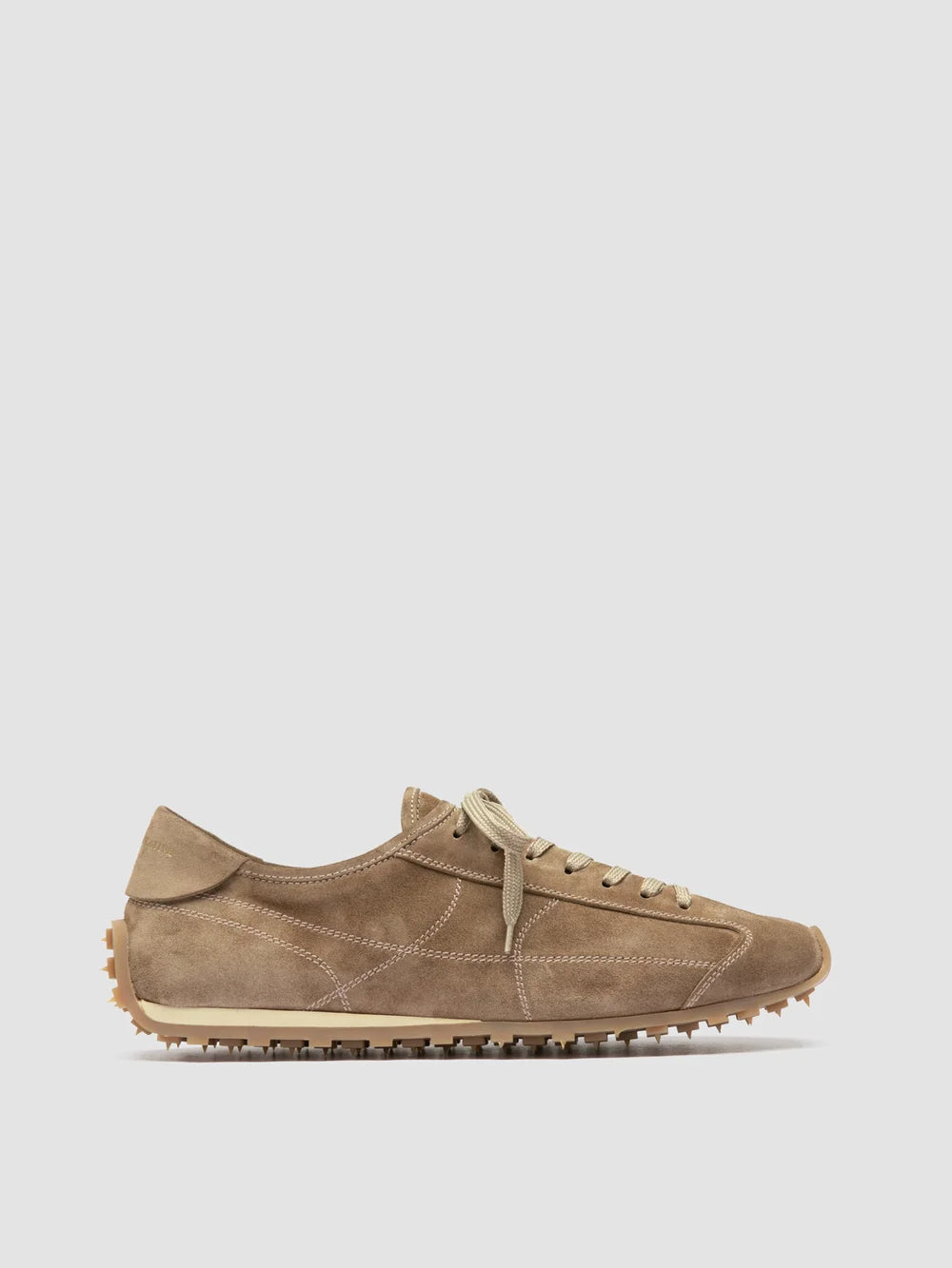 JARRED 001 - Taupe Suede Low-Top Sneakers - image 1,side view