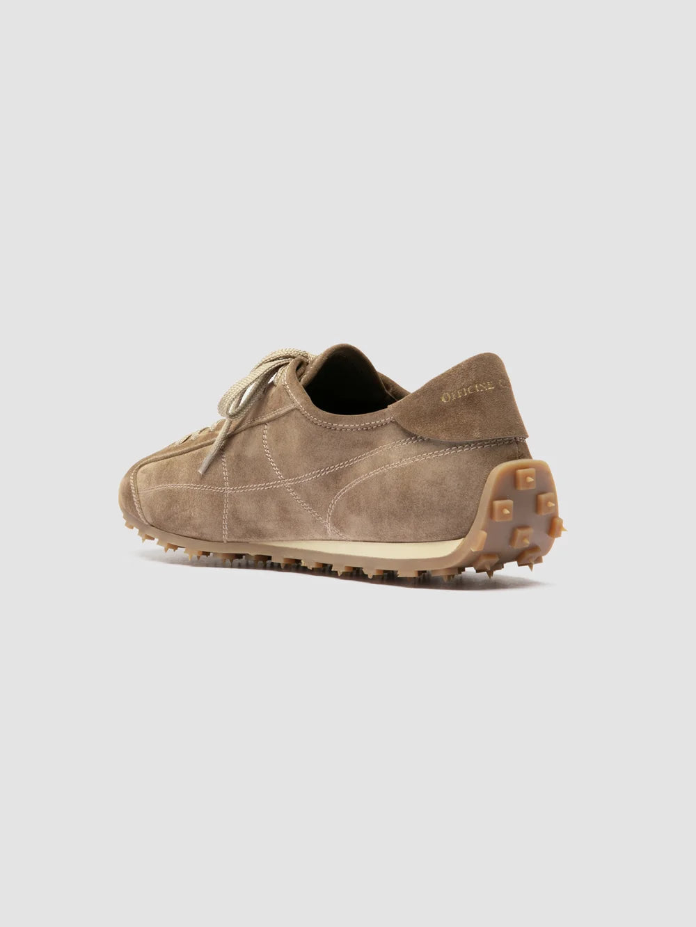 JARRED 001 - Taupe Suede Low-Top Sneakers - image 4,side view