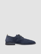 JOSHPER 010 - Blaue Derbyschuhe aus Wildleder