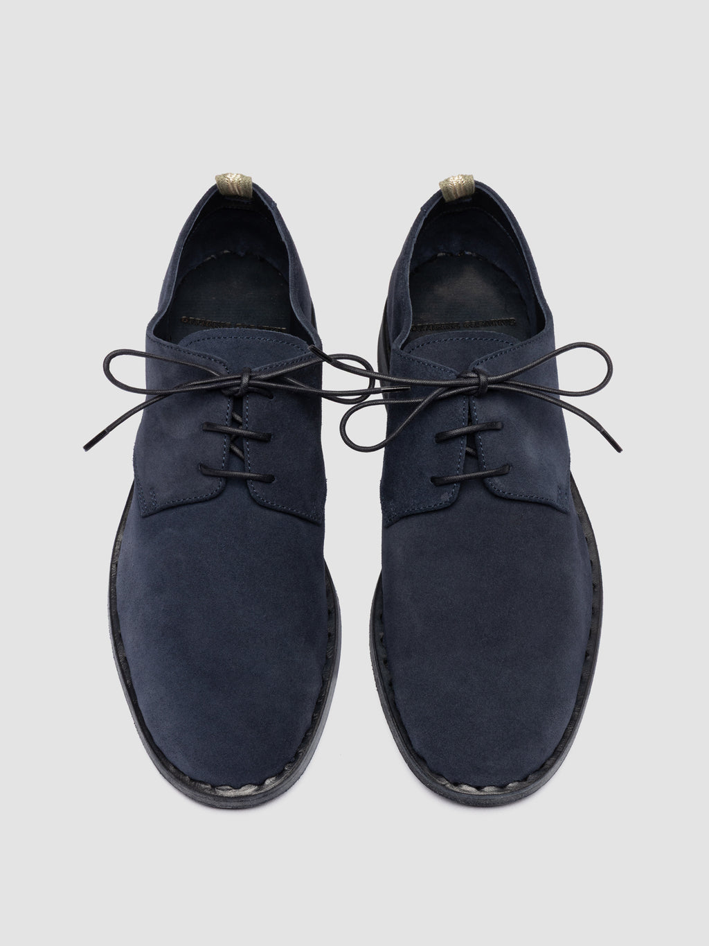 JOSHPER 010 - Blue Suede Derby Shoes - image 2,side view