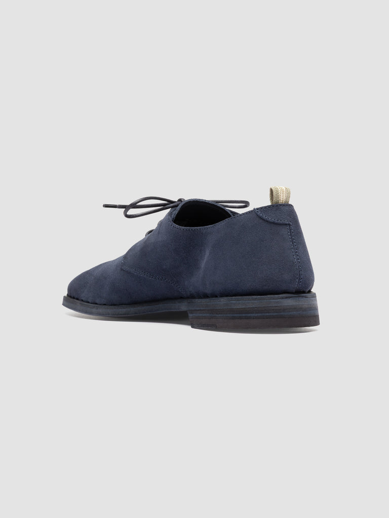 JOSHPER 010 - Blue Suede Derby Shoes