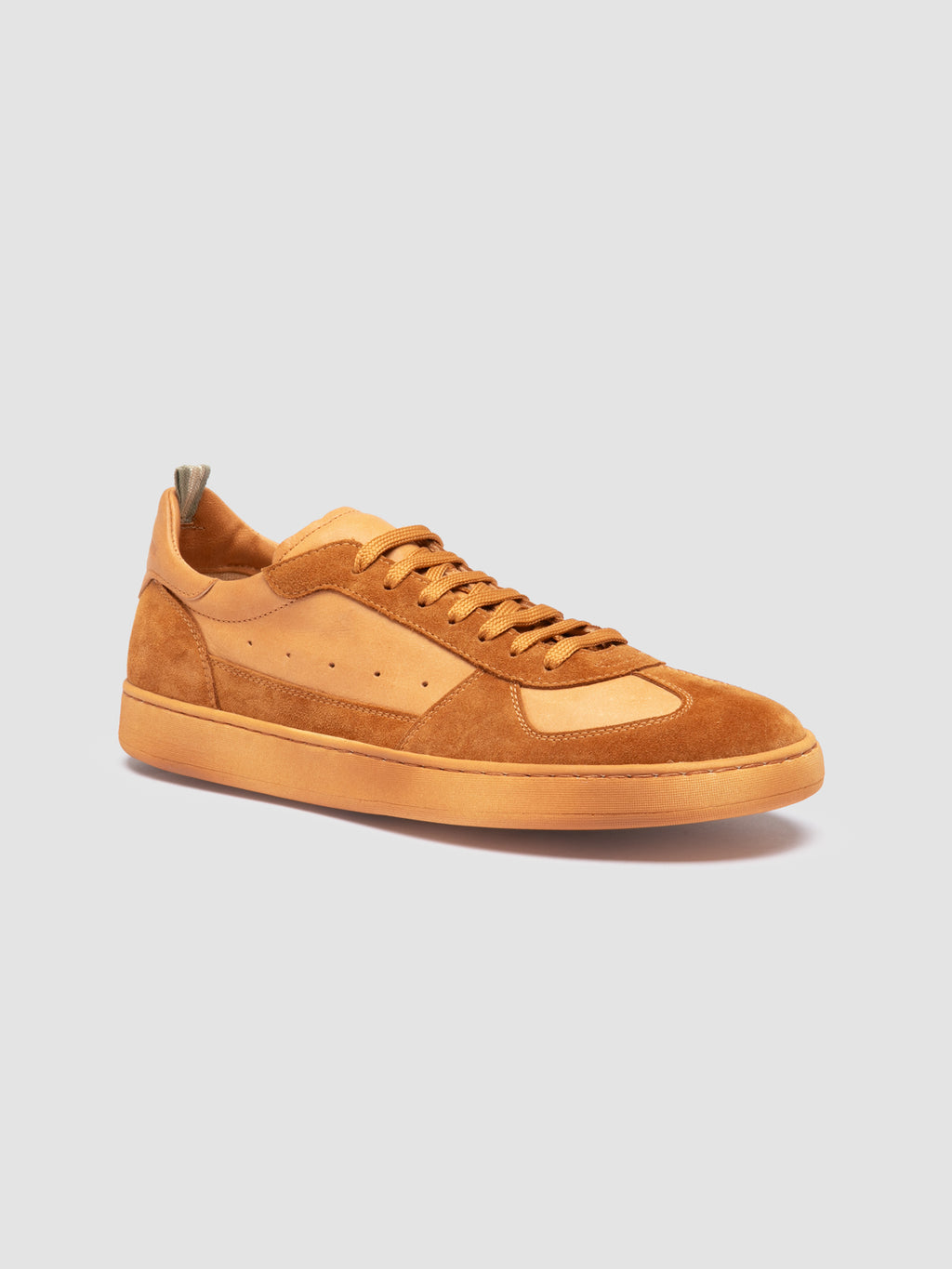 KADETT 001 - Orange Suede Low Top Sneakers - image 3,side view