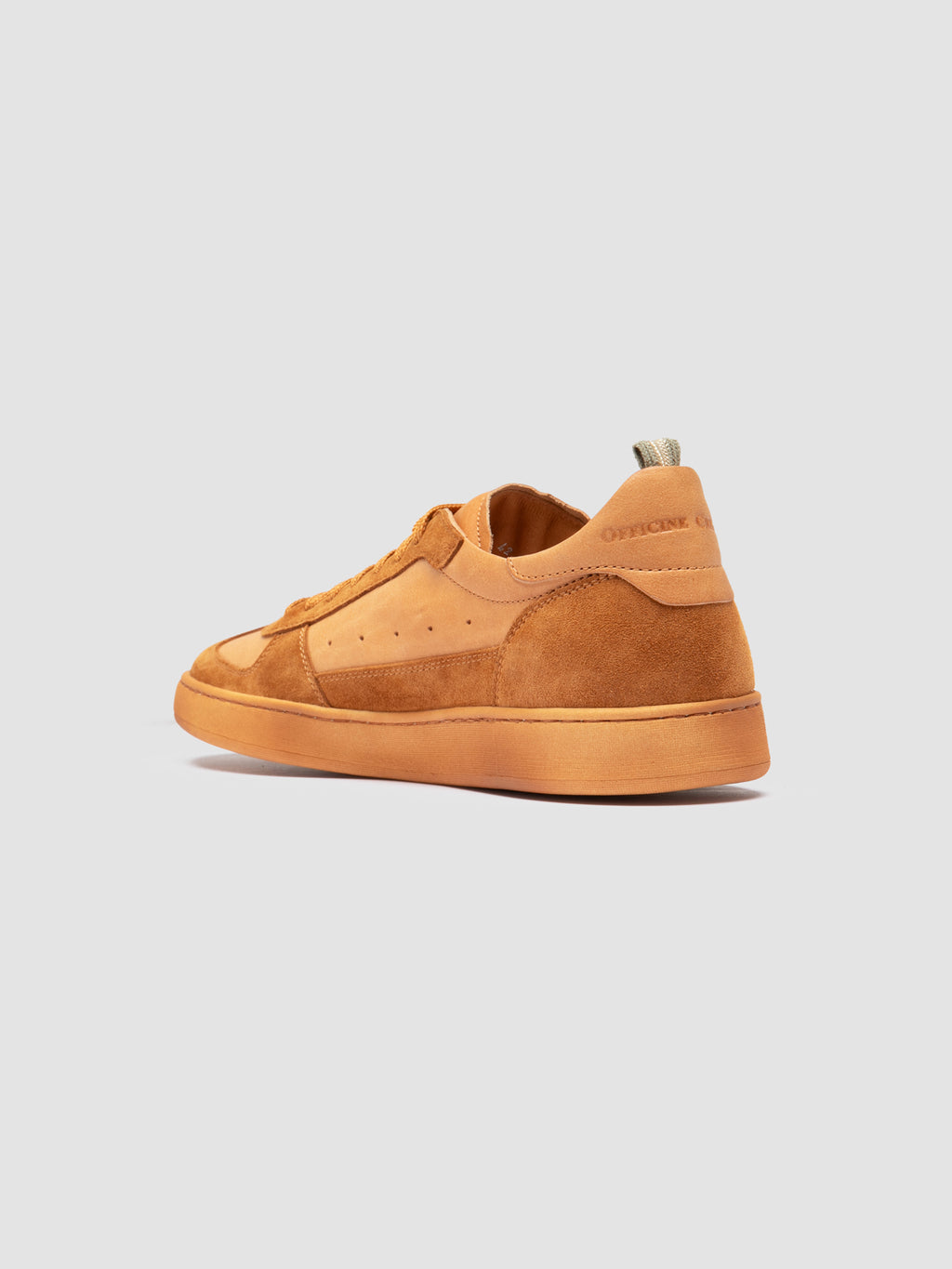 KADETT 001 - Orange Suede Low Top Sneakers - image 4,side view