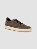 KAFKA 002 - Taupe Suede Low Top Sneakers - thumb image 3,side view