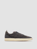 KAFKA 002 - Blue Suede Low Top Sneakers - thumb image 1,side view