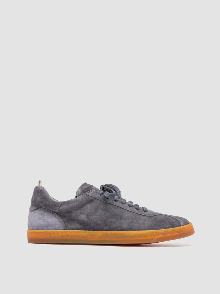 KARMA 015 - Grey Suede Low Top Sneakers