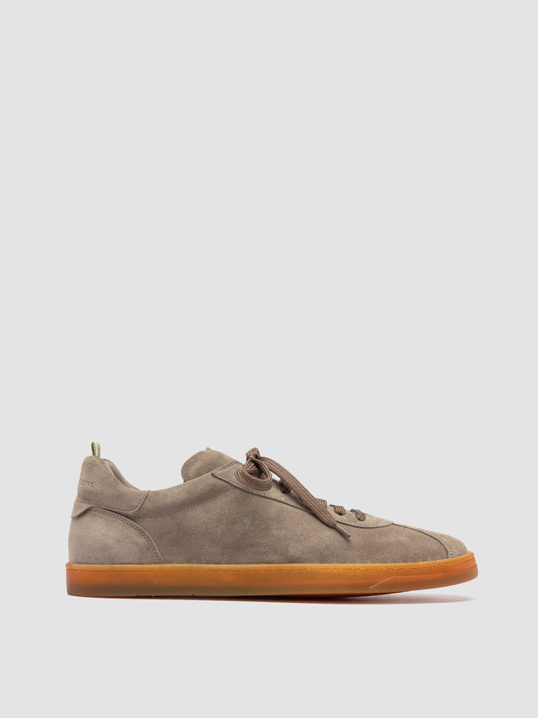 KARMA 015 - Taupe Suede Low Top Sneakers