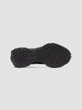 KASBA 003 - Black Leather Low Top Sneakers - thumb image 5,side view