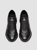 KASBA 003 - Grey Leather Low Top Sneakers - thumb image 2,side view