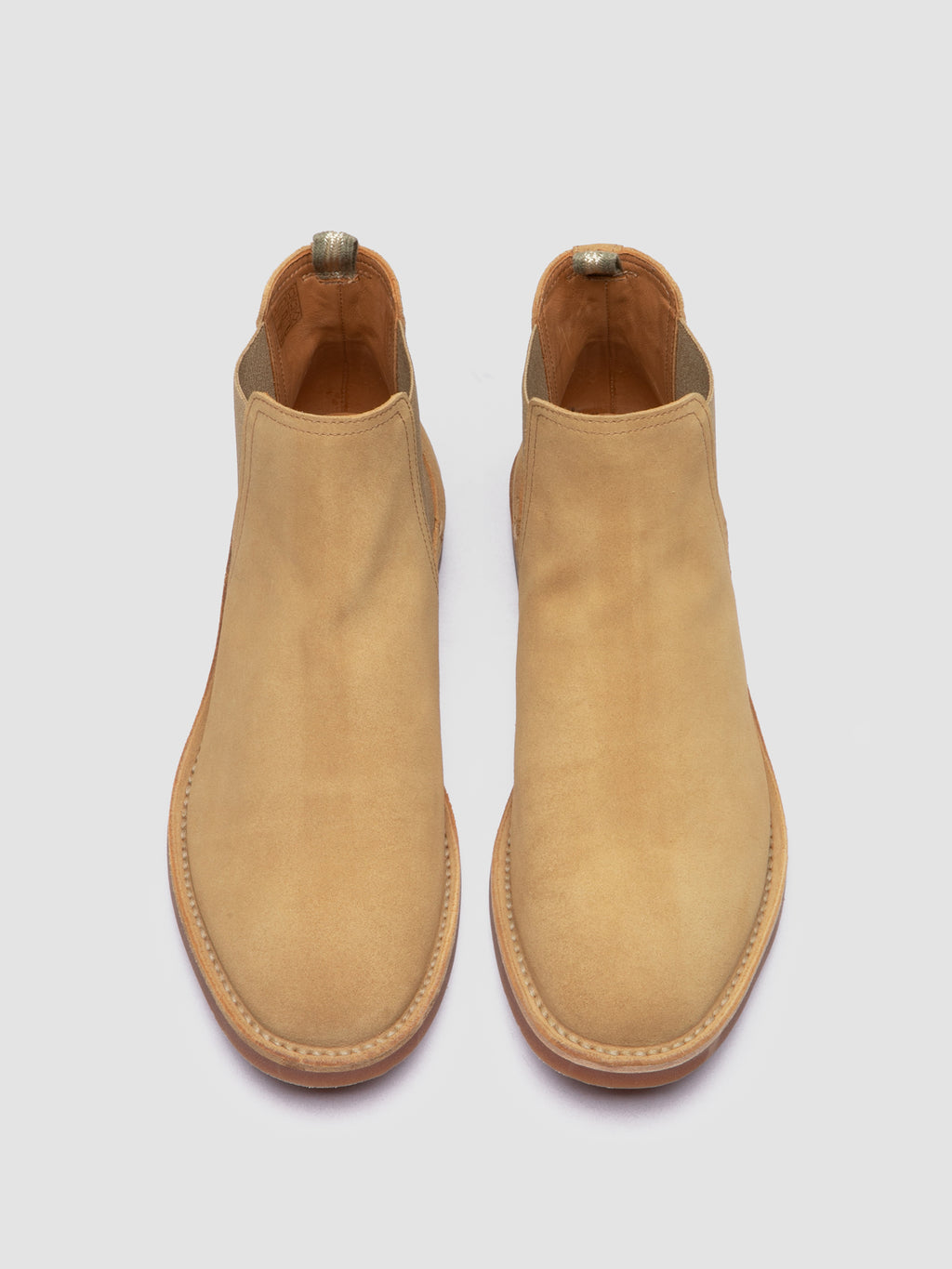 KENT 005 - Beige Suede Chelsea Boots