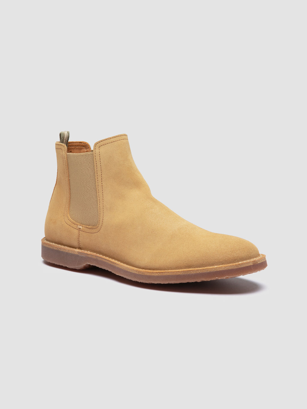 KENT 005 - Beige Suede Chelsea Boots