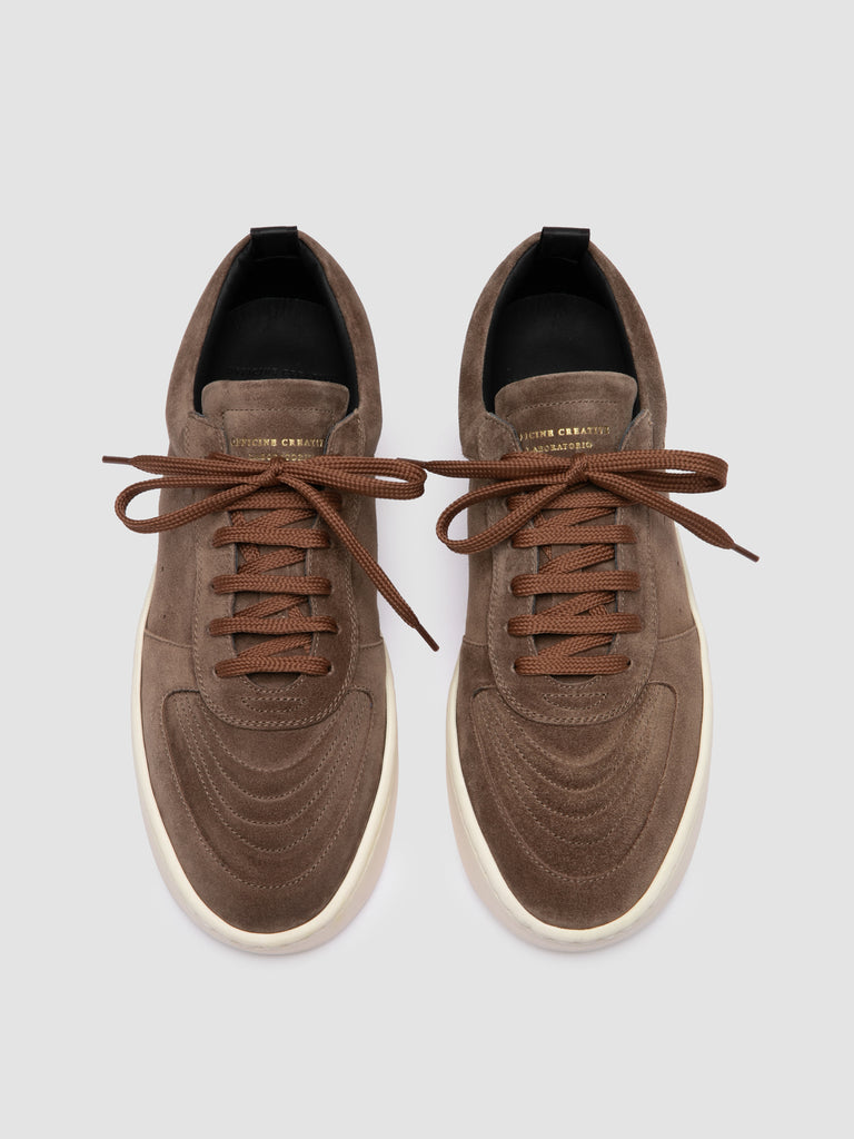 KRAB 001 - Brown Suede Sneakers